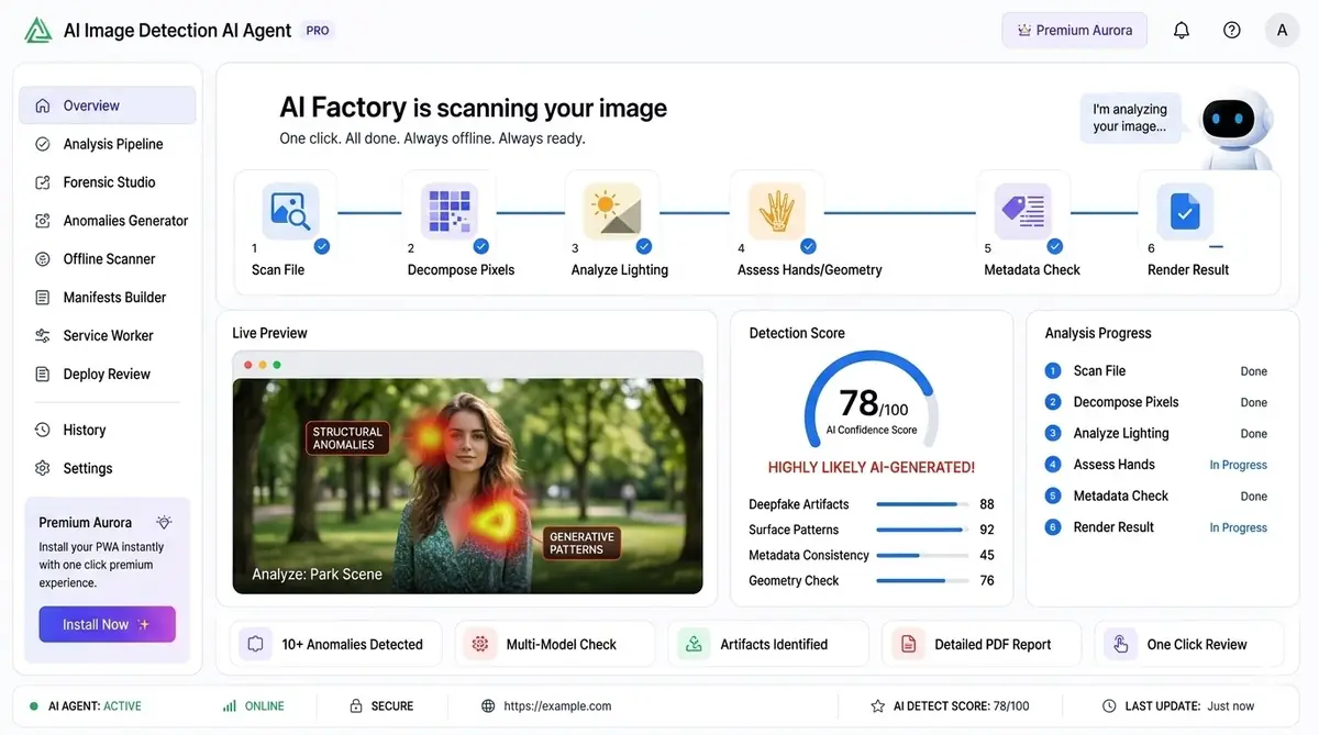 AI rap AI dashboard — example of the AI tool dashboard software
